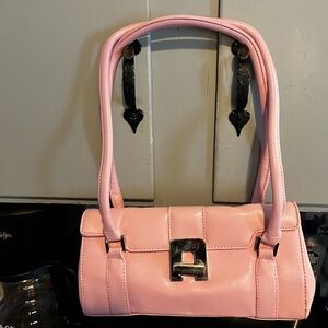 Vintage Style Pink Baguette Bag - JC Fashion 90s Minimalist Shoulder Bag